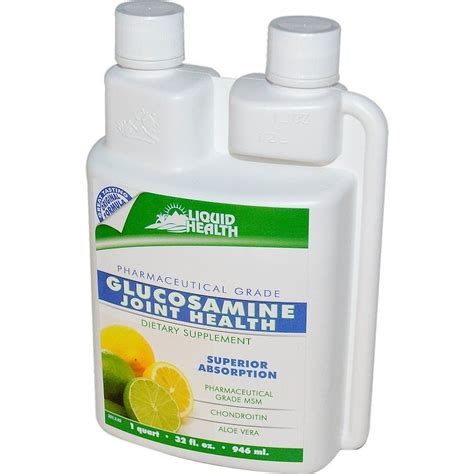 Liquid Health Glucosamine with Chondroitin MSM - 32 fl oz : Fresh ...