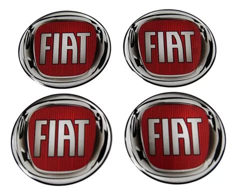 Adesivos Emblema Resinado Roda Fiat Mm Cl Fk Parcelamento Sem Juros