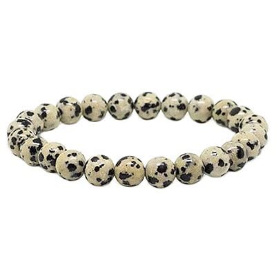 Grossiste Bracelet Perle De Jaspe Dalmatien Minerals Store