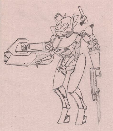 four armed robot by JUSTinnator4 on DeviantArt
