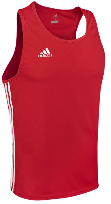 Adidas Base Punch Boxing Vest Red White Fight Outlet