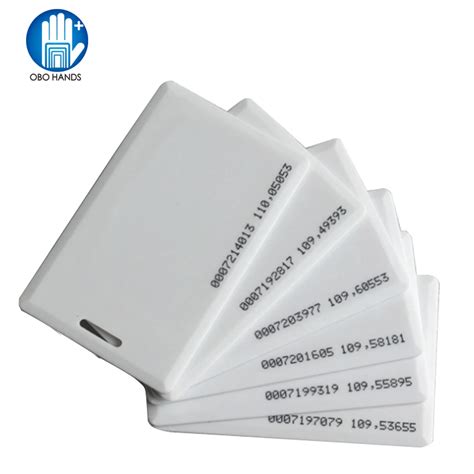 Pcs Khz Rfid Em Id Card Tk Clamshell Card Mm