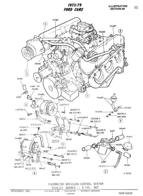 Ford 302 Engine Parts Diagram