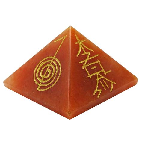 Buy Astroghar Red Aventurine Reiki Symbol Mm Pyramid Online At Low