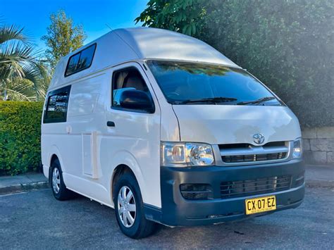 Ex Rental Toyota Hiace Campervans For Sale In Sydney With 12m Warranty