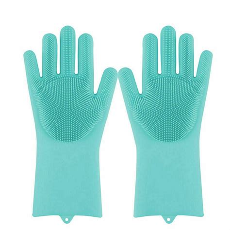 Magic Gloves For Scrubbing Dishes Dishwashing Gloves With Scrubbers