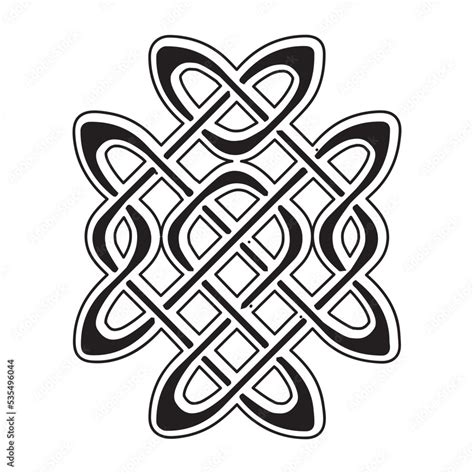 Medieval Celtic Knot Stock Vector Adobe Stock