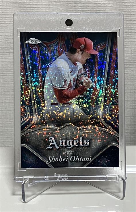 【目立った傷や汚れなし】【1円スタート】2022 Topps Chrome Baseball Pinstriped 大谷翔平 Shohei