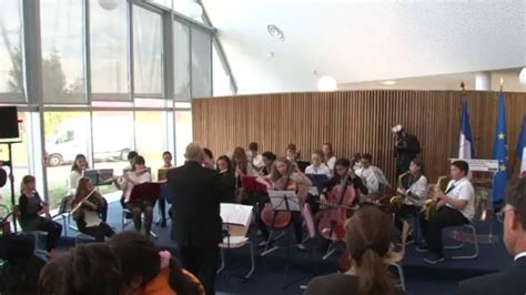 Inauguration du nouveau collège Pierre de Ronsard au Tremblay en France