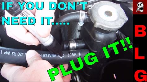 Ls Swap Plugging Your Radiator Heater Hose Outlet Youtube