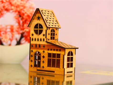 Laser Cut Miniature House Kit Svg Dxf Cdr Ai Pdf Free Download