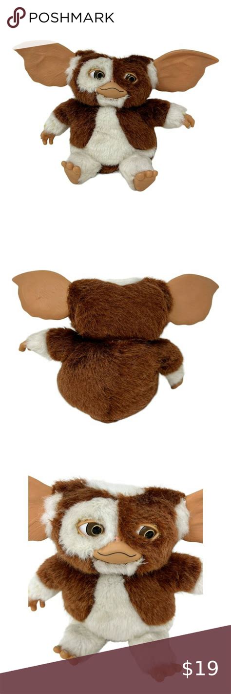 Neca Gremlins Gizmo Beanbag Plush Doll Toy Mogwai Smiling Face In