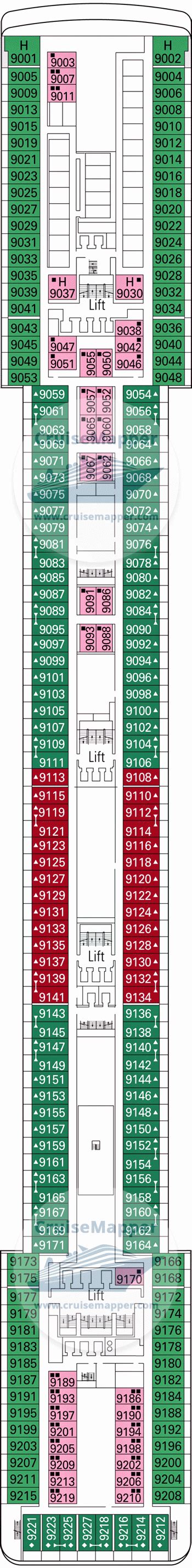 Msc Orchestra Deck Plan Cruisemapper