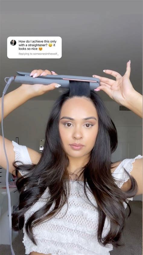 Cynthiadhimdishair On Instagram Styling Curtain Bangs With A Straightener💕 You Can Also Add A