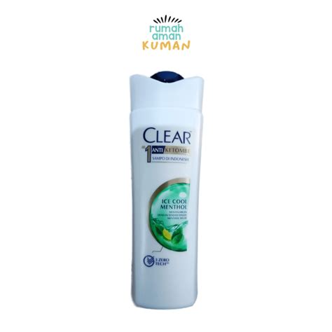 Jual Clear Anti Dandruff Ice Cool Menthol Shampoo Ml Shopee Indonesia