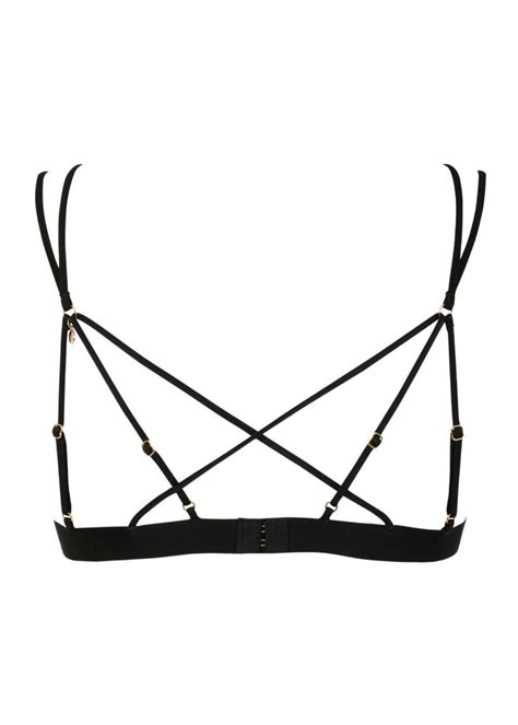 Atelier Amour After Midnight Triangle Bra Lace Bralette Avec Amour