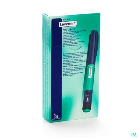 Levemir Flexpen 5x3ml 100 U Ml Apotheek Vanderhaegen