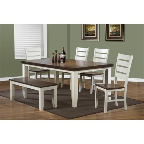 Monarch Specialties Solid Wood White Slat Back Armless Dining Chair