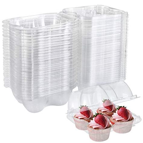 Cupcake Packaging Boxes Stock Your Home Individual Plastic Cupcake