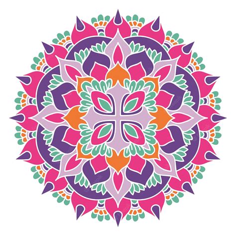 Premium Vector Colorful Mandala