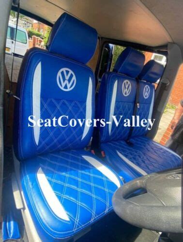 VW Transporter T5 T6 Front Row 1 2 3 Seater Leatherette Seat Covers