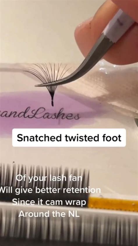 Lash Fanning Technique Eyelash Extensions Eyelashes Lashes