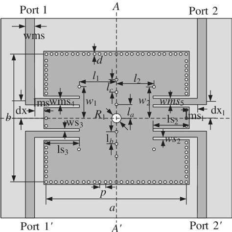 Schematic Topology Of The Dual‐band Balanced Bpf Download Scientific