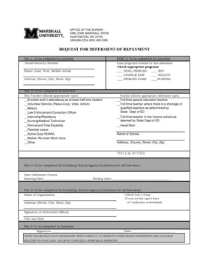 Fillable Online Marshall Part To Be Completed By Borrower Marshall