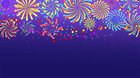 colorful sparkle firework festival, celebration illustration wallpaper ...