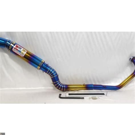 Y15ZR LC5S Exhaust NLK Tembak Bulan Made In Thailand Titanium