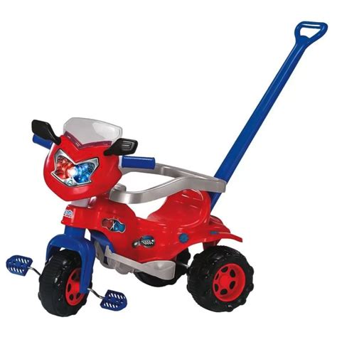 Triciclo Passeio Velotrol Infantil Meninos Tico Tico Red Compre Agora