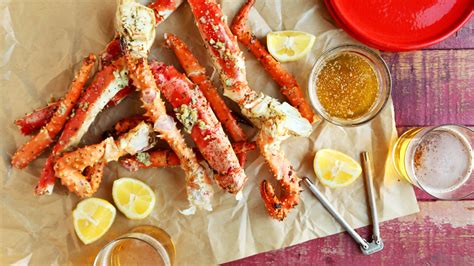 Crabs Garlic Butter Baked Crab Legs Recipe Food