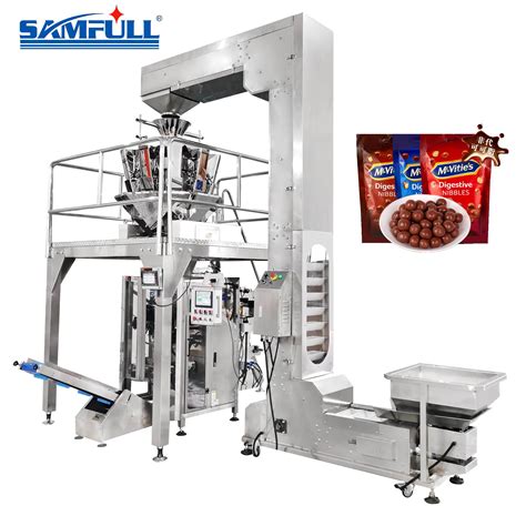 Automatic Lightning Puff Chocolate Ball Party Food Frozen Food Vffs