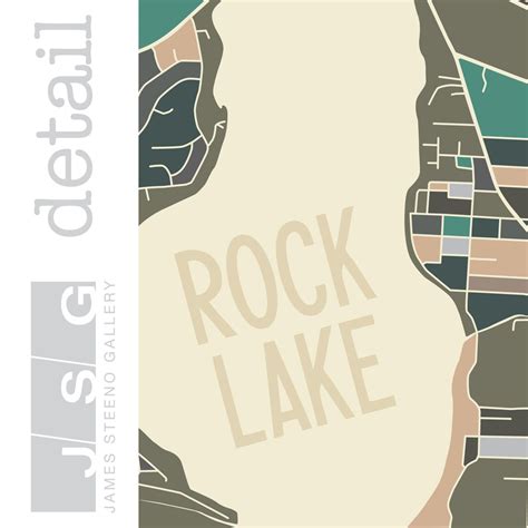 Lake Mills Wisconsin Art Map Print Jefferson County Rock Etsy