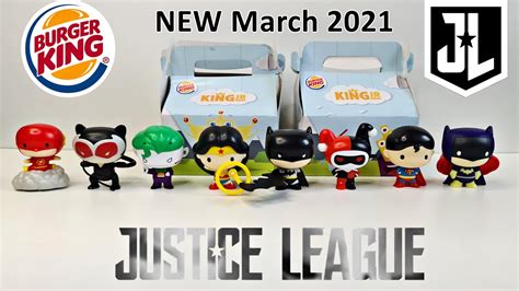 NEW Burger King Justice League Unboxing ALL 8 CHARACTERS March