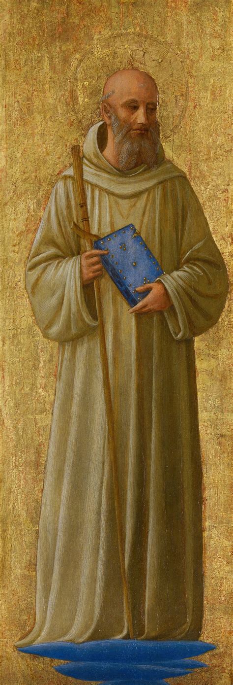 Saint Romuald by Fra Angelico - Artvee