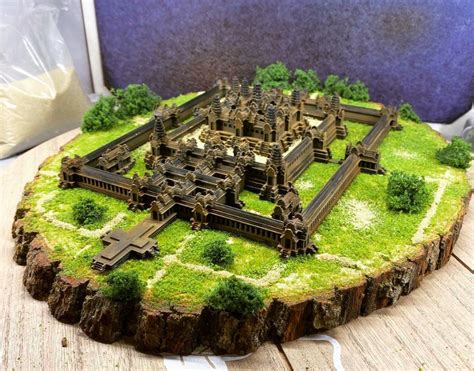 Angkor Wat - Cambodia by MiniWorld3D | Download free STL model ...