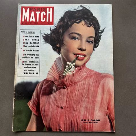 PARIS MATCH NUMÉRO 59 De Mai 1950 Chez Edith Piaf Matisse Thorez EUR