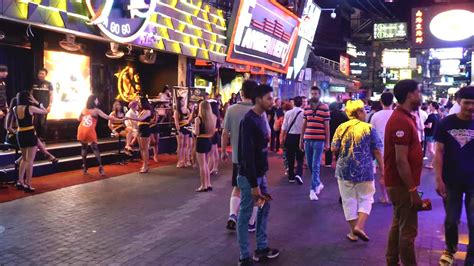 [4k] Thailand Pattaya Walking Street Nightlife Scenes So Many