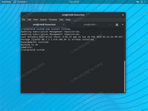 How To Install YUM On RHEL 8 CentOS 8 LinuxConfig