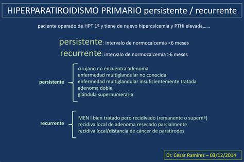 Clase Patologia Quirurgica Paratiroides Ppt