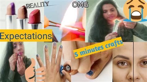 Omg Testing Out 💅 Viral Makeup 💄👠 Hack By 5 Minutes Crafts Youtube