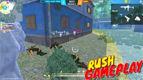 FREE FIRE Rush Gameplay MAC10 CS RANK RUSH CS TIPS AND TRICKS