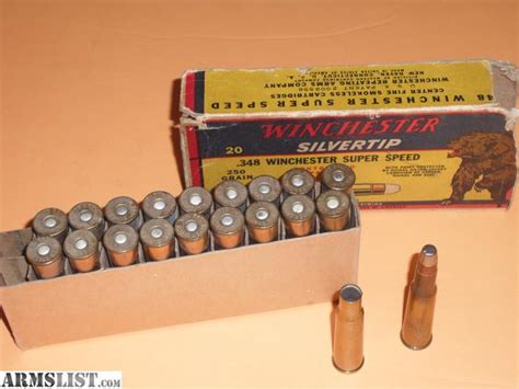 ARMSLIST - For Sale: .348 Winchester Ammo