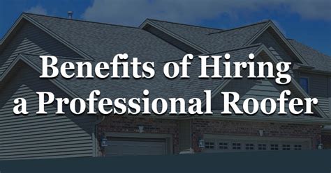 Benefits Of Hiring A Professional Roofer [infographic] Carolina Custom Roofing Services