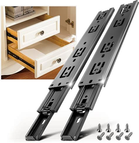 Aolisheng 1 Pair Full Extension Drawer Runners 200 250 300 350 400 450