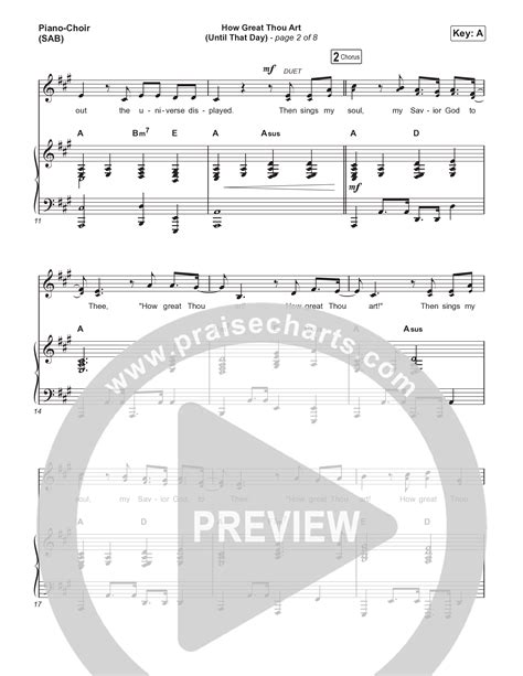 How Great Thou Art Until That Day Worship Choirsab Choral Sheet Music Pdf Matt Redman