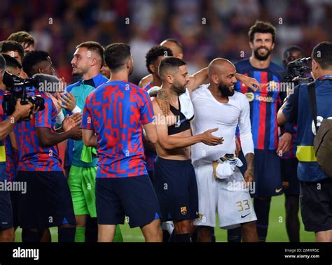 Barcelona Spain 07 August 2022 FC Barcelona V Pumas UNAM Dani Alves