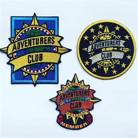 Adventurers Club Patches Etsy