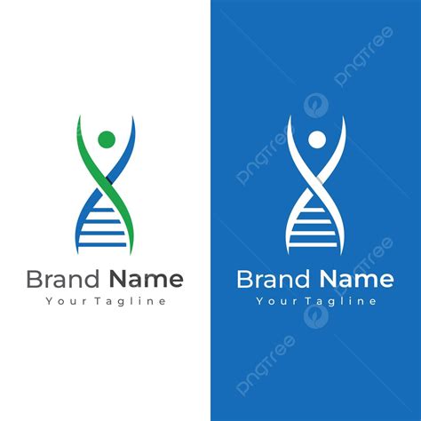 Plantillas De Logotipos Con Tem Tica De Adn Para Ciencia Y Medicina